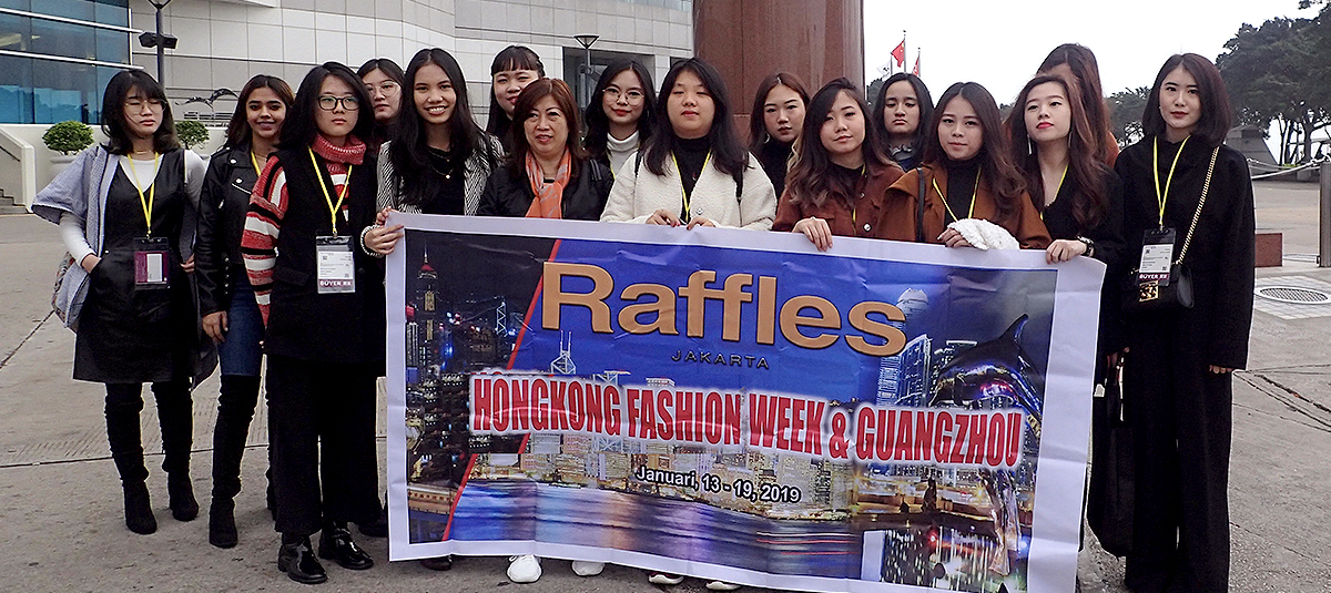 Raffles Jakarta’s Fashion Designers and Fashion Marketers on a Field Trip to Hong Kong